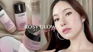 ROSY GLOW MAKEUP แต่งหน้างานผิวฉ่ำๆไปเดตวันวาเลนไทน์ด้วยคอลใหม่ MAC Lightful C3  mininuiizz [upl. by Tace]