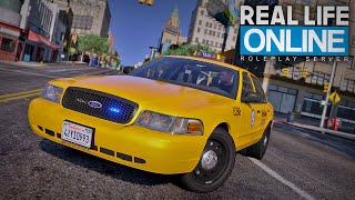 UNDERCOVER IM POLIZEITAXI  GTA 5 Real Life Online [upl. by Odnumde]