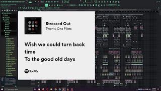 Twenty One Pilots  Stressed Out Fl Studio Instrumental Remake [upl. by Akinaj134]