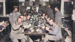 日本陸軍 兵舎での食事と生活  Meals and life in the barracks [upl. by Aicekan]