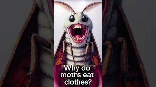 Why do moths eat clothes facts insects nature [upl. by Pace]