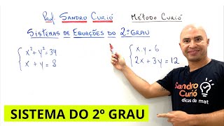 RÁPIDO E FÁCIL  SISTEMAS DE EQUAÇÕES DO 2º GRAU [upl. by Friedlander]