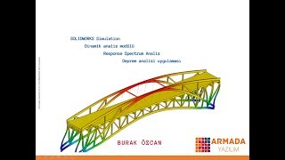 SOLIDWORKS Simulationda Dinamik Analiz ve Deprem Uygulaması [upl. by Kurzawa56]