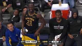 Draymond Green EJECTED after 2 technical fouls within 30 seconds of each other  NBA on ESPN [upl. by Etom]