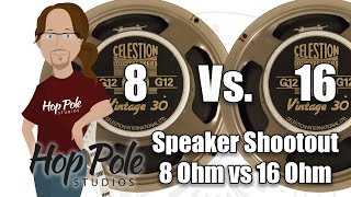 8 Ohms or 16 Ohms Vintage 30  METAL Celestion Speaker Comparison [upl. by Rod]