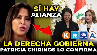 ¡CONFIRMADO PATRICIA CHIRINOS CONFIESA QUE LA DERECHA GOBIERNA Y SOSTIENEN A DINA BOLUARTE [upl. by Zandra]