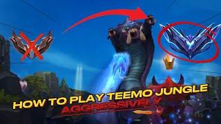 How to play TEEMO JUNGLE Aggressively [upl. by Knitter678]