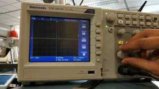 Pwm signal on oscilloscope [upl. by Luhem]