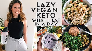 LAZY KETO What I Eat In A Day 🌱 VEGAN KETO Well With Hels [upl. by Mcclees16]