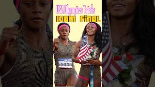 US Olympics trials  ShaCarri Richardson 🏅💅trackandfield shorts [upl. by Goulet]