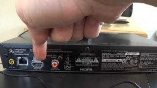 How to Setup a Sony BlueRay DiscDVD Player [upl. by Amaleta]