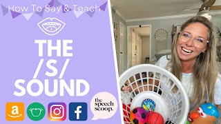 HOW TO SAY quotSquot SOUND AT HOME SPEECH THERAPY EXERCISES Speech Therapy for Toddler Lisp w Hand Cues [upl. by Gamali228]