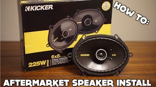 How to install aftermarket speakers on ANY car [upl. by Neibart]