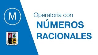 M4 Operatoria con números racionales [upl. by Eetak]