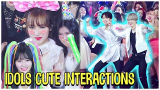 KPOP Idols Cute Interactions [upl. by Allac]