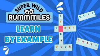 Learn Rummitiles by Example  Solitaire Game with lots of good examples [upl. by Shifrah]