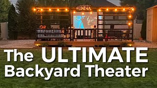 The ULTIMATE Backyard Movie Theater [upl. by Elocyn]