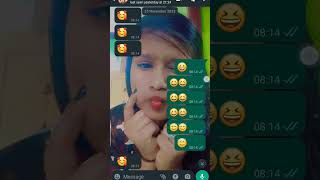 crazy song😆chat with love 💞crazychatwhatsapptreading song in chatAarthiGudi [upl. by Conney]