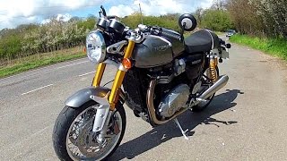 2016 Triumph Thruxton R Review [upl. by Elmore]