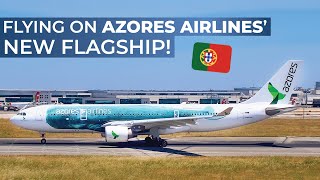 TRIPREPORT  Azores Airlines ECONOMY  Airbus A330200  Lisbon  Ponta Delgada [upl. by Darnok]