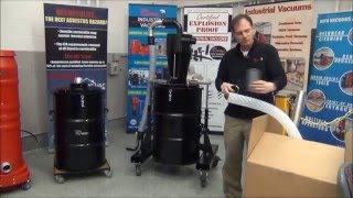 Attic Vac Vermiculite Removal System by Ruwac Overview amp Assembly Instructions [upl. by Gimble]