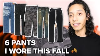 6 Pants I Wore Most This Fall  Autumn 2018 [upl. by Cordalia533]