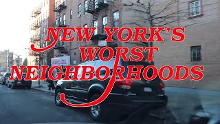 The 10 Worst Neighborhoods In New York City [upl. by Saudra691]