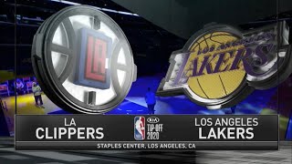 202021 NBA Opening Night on TNT IntroTheme  Clippers vs Lakers [upl. by Alvy]