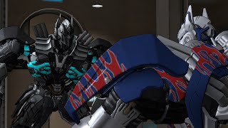 SFM Optimus vs Nemesis Prime Transformers TLK Animated Fight Scene [upl. by Novrej434]