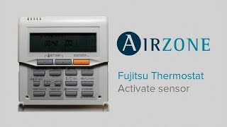 Fujitsu Thermostat Activate sensor reading [upl. by Reerg]