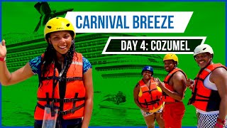 Carnival Breeze  Jetski Excursion in Cozumel Cruise Port [upl. by Biel]