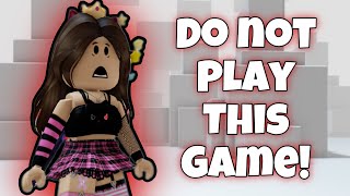 DO NOT PLAY THIS ROBLOX GAME [upl. by Hinda]