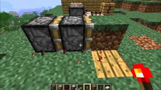 Pousser et tirer sur deux blocs  Tuto Minecraft [upl. by Cheng]