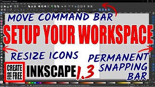 Setting Up The Inkscape Workspace [upl. by Boleslaw]