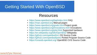 Getting Started With OpenBSD [upl. by Muir617]