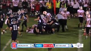 Brodhead 60yd Rush TD by 30 Jake Pickel [upl. by Rehteh]