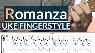 Romanza  Spanish Romance  Ukulele Fingerstyle  Grade 5 [upl. by Howlyn]