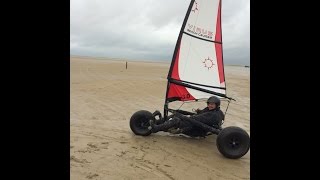 Strandsegler Kitebuggy Rømø Minimovie  ein kleiner Ausschnitt aus unserem Family Film [upl. by Cirdec760]