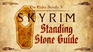 Skyrim  Standing Stones Guide [upl. by Durrej]