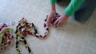 Braided Rag Rug Instructions [upl. by Fogel690]