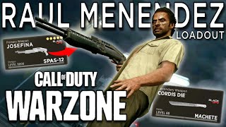 I Became quotRAUL MENENDEZquot in Warzone amp Get 2 Victories Using the SPAS12 amp Machete 🤯 [upl. by Alleunamme516]