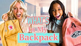 Whats in MY Backpack 2020 KHigh School Anxiety Advice [upl. by Eimoan]