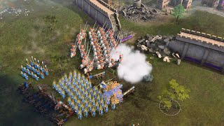 Age of Empires 4  2v2v2v2 MASTER amp APRENTICE  Multiplayer Gameplay [upl. by Romaine]