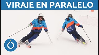 CLASE DE ESQUÍ ⛷  Viraje Elemental PARALELO [upl. by Ardried]