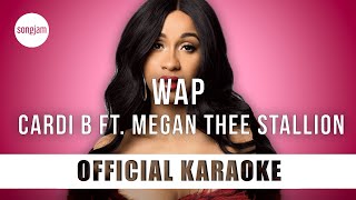 Cardi B  WAP ft Megan Thee Stallion Official Karaoke Instrumental  SongJam [upl. by Letnohs]