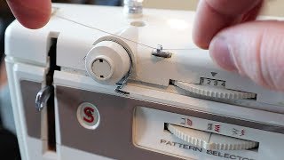 Singer 834 Sewing Machine Setup [upl. by Safire]