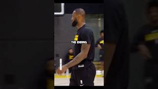 Lebron trash talks Bronny 😭👀 bronny lebron nba [upl. by Yenahteb]