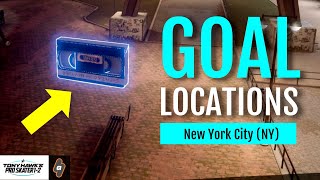 NY City Goal Locations SKATE Letters Secret Tape V Mark and more  THPS 12 [upl. by Nipahc569]