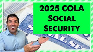 1 MINUTE AGO 2025 Social Security COLA ANNOUNCED [upl. by Ellerihs139]