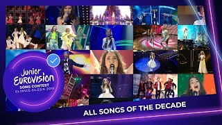 All Junior Eurovision songs of this decade [upl. by Valente48]